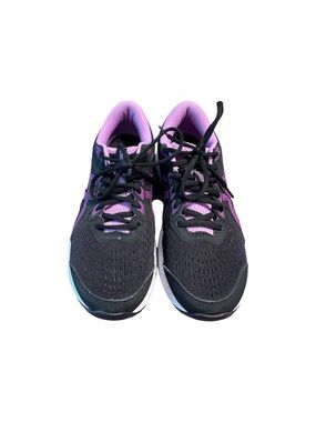 Asics Black and Purple Women's Athletic Running Shoes Size 7.5